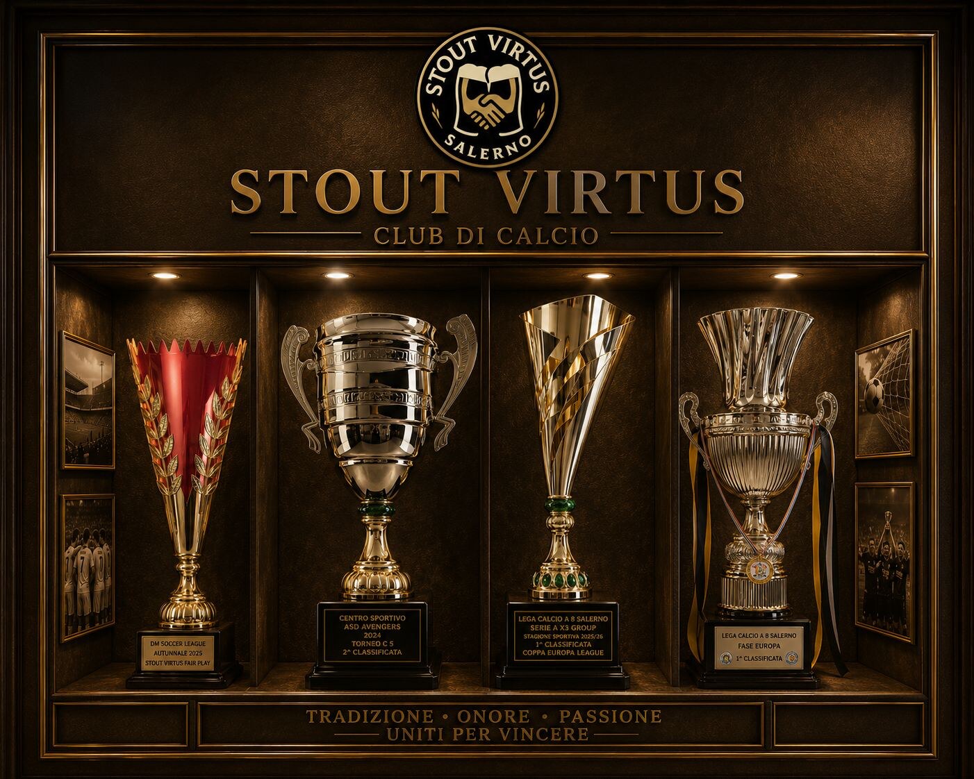 La bacheca dei trofei di Stout Virtus